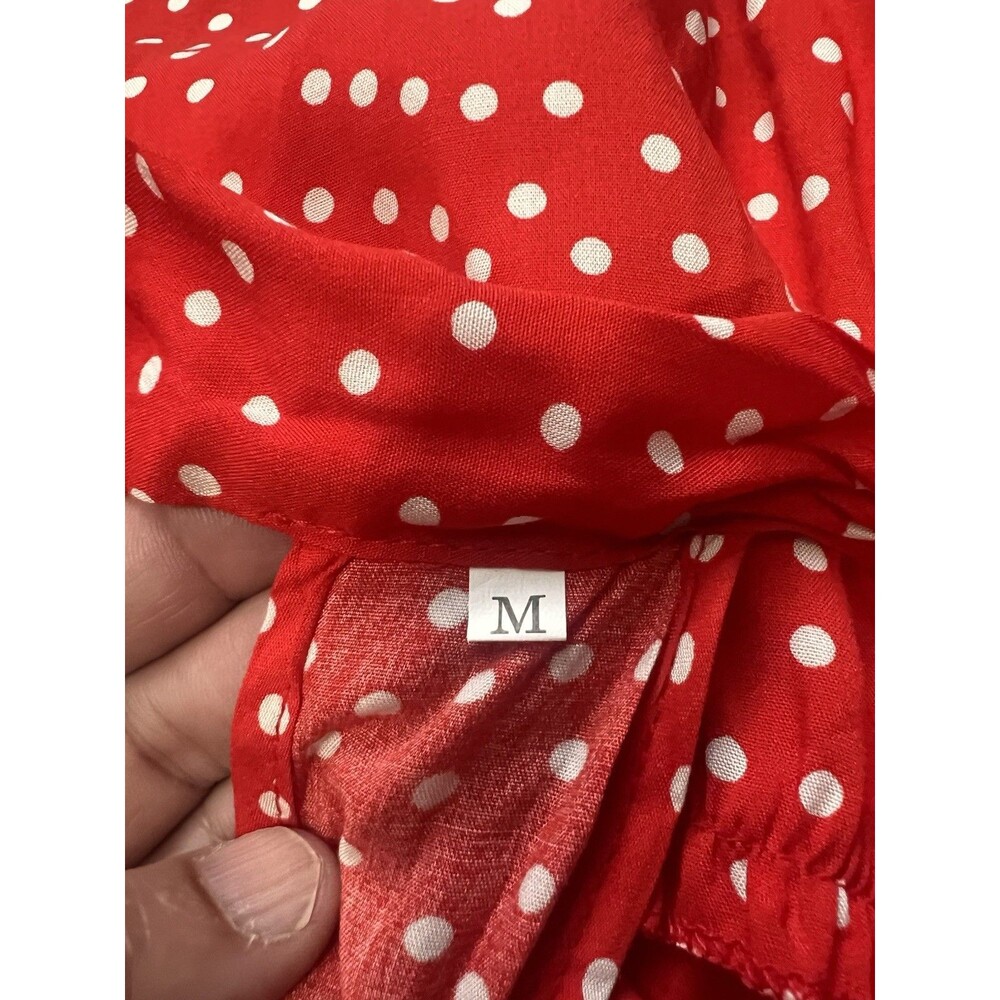 NWT BTFBM Red Halter Polka Dot babydoll Dress - Size  Medium - Picture 8 of 9